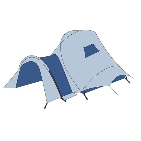 Proveedor de Tiendas de Campaña de Alta Calidad Nuevo Diseño Tienda Familiar para 4 Personas para Marca de Exterior for sale at factory direct price