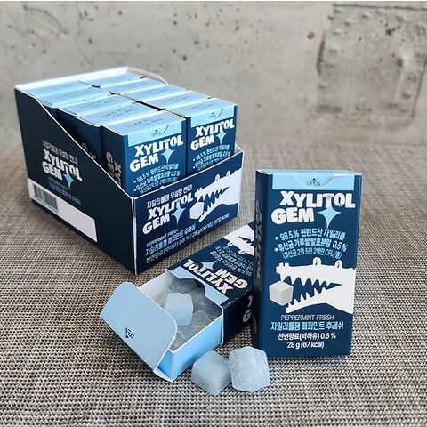 Caramelos para el cuidado bucal con xilitol de Finlandia que contienen postbióticos patentados beneficiosos para el estómago