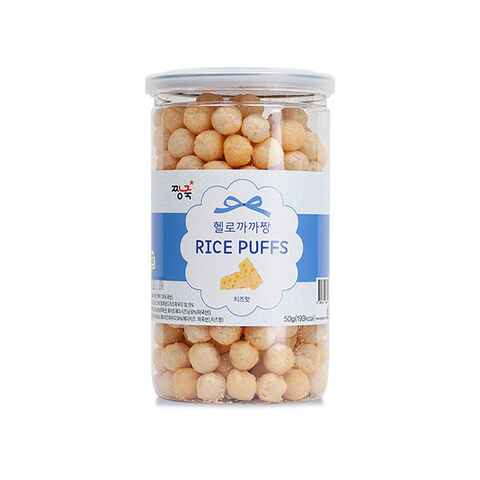 Snack pour bébé à base de riz brun biologique et de riz blanc, soufflé à la chaleur et à la pression for sale at factory direct price