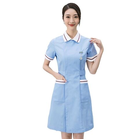Serviço personalizado Uniforme de enfermeira Roupa de enfermeira Calças de enfermeira Aventais descartáveis para hospital Fato de médico Bata hospitalar for sale at factory direct price