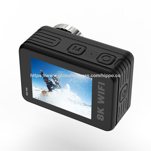 20m body waterproof 8K WIFI Action Camera with EIS Type C and Touch display for sale at factory direct price