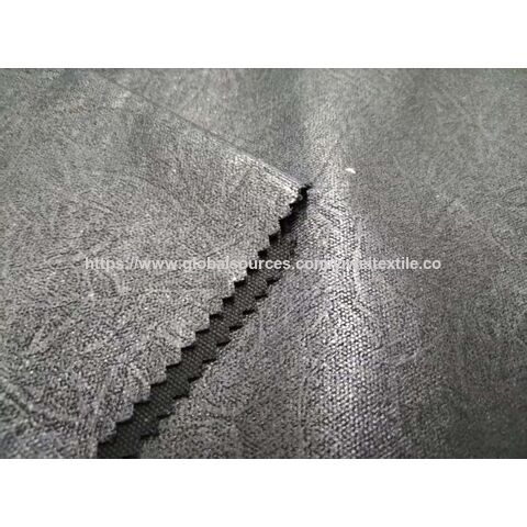 قماش بوزن 283 جرامًا مع رقائق ذهبية وتصفيح وغسل نسيج قدم الدجاج for sale at factory direct price