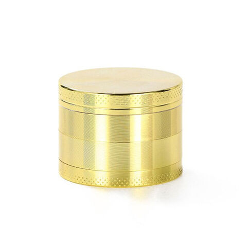 Vierschichtige, kundenspezifische Grinder aus Zinklegierung für gerollte Blätter, Grinder Großhandel, Grinder mit scharfen Zähnen für gerollte Blätter