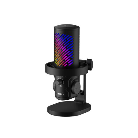 CG1 ميكروفون مكثف RGB USB لتسجيل الاستوديو على الكمبيوتر، مناسب للألعاب والبث المباشر والبودكاست for sale at factory direct price