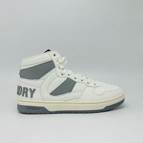 Stock Disponible Baskets Mode Femme SUPERDRY Montantes Blanc Optique