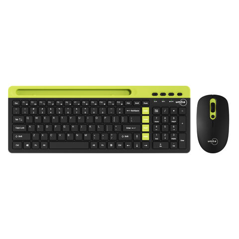 Mini teclado numérico sem fio BT fino e leve, combo de rato, membrana roxa preta, interface UK, periféricos para computador portátil
