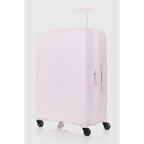 Mala rosa de ABS de 24'' diretamente da fábrica com quatro rodas silenciosas, Mala rígida para viagem, Mala de viagem for sale at factory direct price