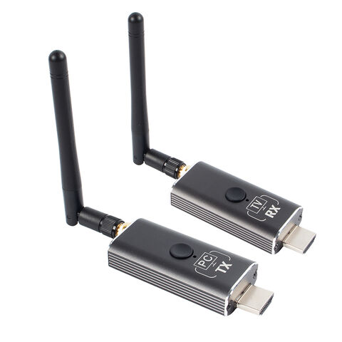 Neuer 2025 OEM HDMI Extender Wireless Converter 90M Sender Empfänger Keine Latenz 1080P TV Spiegelungsempfänger Aluminiumlegierung