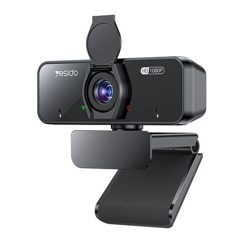 Yesido Cámara HD de 2 Millones de Píxeles con Rotación de 360°, 1080P, Micrófono Incorporado, Enfoque Automático, Cable USB de 1.5M