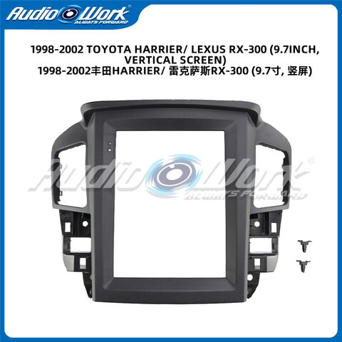 9,7-Zoll-Autoradio-Android-Player-Rahmen Stereo Auto Halterung Armaturenbrett für 1998-2002 TOYOTA-HARRIER/LEXUS-RX-300