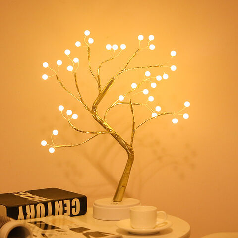 Nueva luz de árbol LEDPearl, luz de noche estrellada, lámpara de decoración interior del hogar, escena de fiesta navideña, diseño, luces de fiesta novedosas