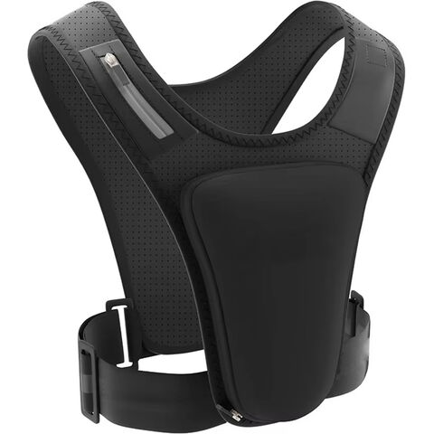 Wasserdichte, verstellbare Laufweste aus Chloropren-Kautschuk mit reflektierenden Elementen und Handytasche, Radweste, Trailrunning-Weste for sale at factory direct price