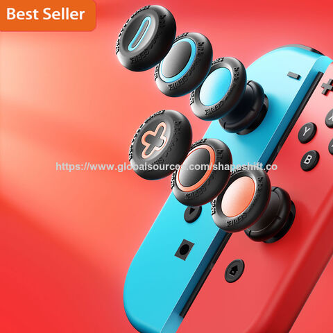 3 Paar Silikon-Daumengriffkappen für Nintendo Switch Joy-Con – Rutschfest, schweißfest, Schutzhüllen für Controller-Sticks for sale at factory direct price