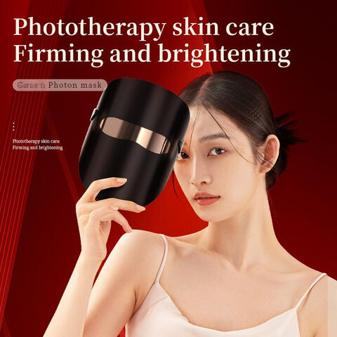 Heiß verkaufte LED-Lichttherapie-Gesichtsmaske Rotes NIR-Licht zur Aknebehandlung Bunte stehende Ausführung für den Heimgebrauch
