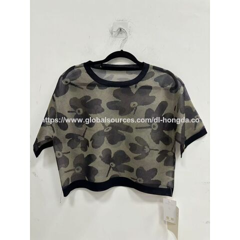 Damen T-Shirt, Rundhals-Shirt, Halbarm Pullover