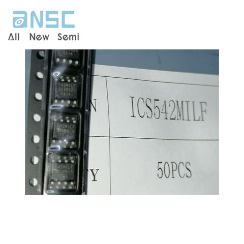 توريد احترافي لدائرة متكاملة IC ICS542MILF، مُخَزِّن توزيع الساعة (Clock Fanout Buffer)، مُقَسِّم IC، تردد 156 ميجاهرتز، 8-SOIC