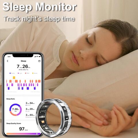 Anillo Inteligente para Hombre y Mujer IP68 Impermeable Rastreador de Fitness Monitoreo del Sueño Frecuencia Cardíaca Oxígeno en Sangre Monitor de Actividad de la Salud for sale at factory direct price