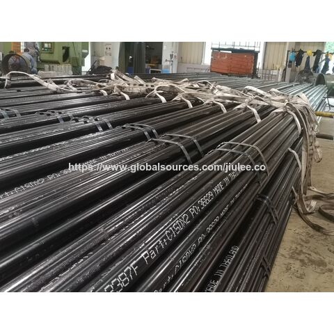 Tuyau sans soudure en acier au carbone API 5L ASTM A106 A53 GR.B SCH40 Tube en acier noir pour pipeline de gaz et de pétrole
