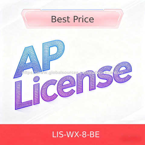 H3C LIS-WX-8-BE ترخيص لاسلكي مُحسَّن لـ 8 نقاط وصول - ترخيص إدارة نقاط الوصول القابل للتطوير لوحدات التحكم من سلسلة H3C WX2800X