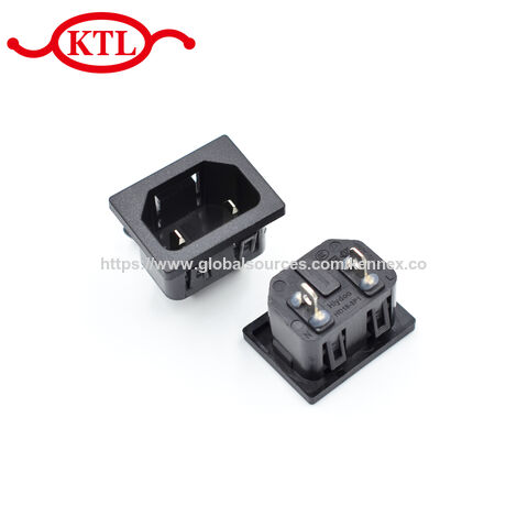 Factory Price 10a 250v Ac Power Socket With 3 Pins For Computer Power ...