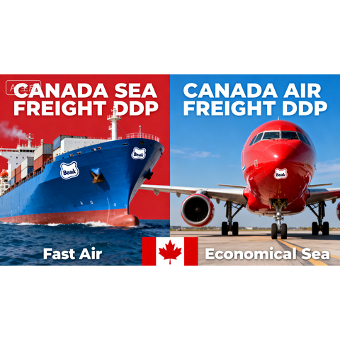 Linha especial de frete aéreo e marítimo internacional para carga grande para o Canadá - DDP (Entregue com direitos pagos)