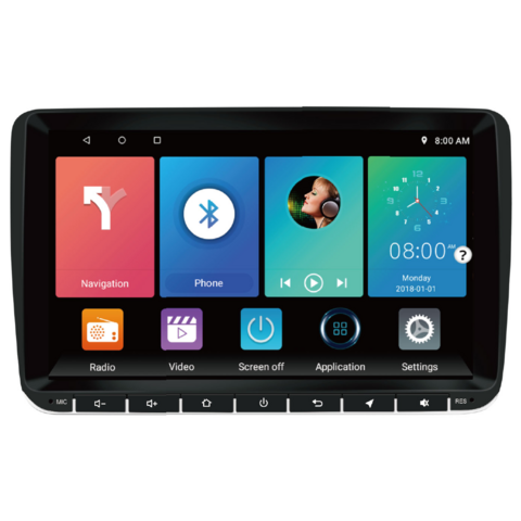 نظام ملاحة GPS للسيارة بنظام Android وبلوتوث مع Android Auto و CarPlay وشاشة IPS مقاس 9 بوصات C for sale at factory direct price