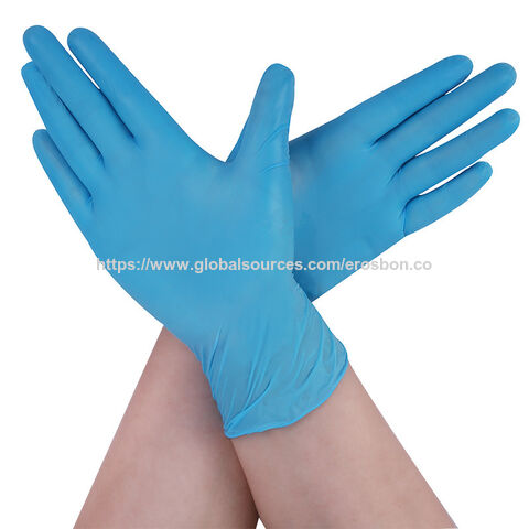 Gants jetables en nitrile synthétique, Gants jetables en nitrile, Gants d'examen, Utilisation non stérile pour les soins de santé et la manipulation des aliments, OEM