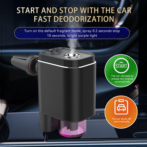 Difusor Portátil de Aceites Esenciales para Coche, Máquina de Aromaterapia para Montaje en Coche, Salida de Aire Inteligente para Coche, Expansor de Fragancia en Spray de Aceites Esenciales for sale at factory direct price