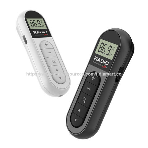 Mini Radio FM à Clip de Haute Qualité, Radio de Poche Rechargeable avec Lumière LED for sale at factory direct price