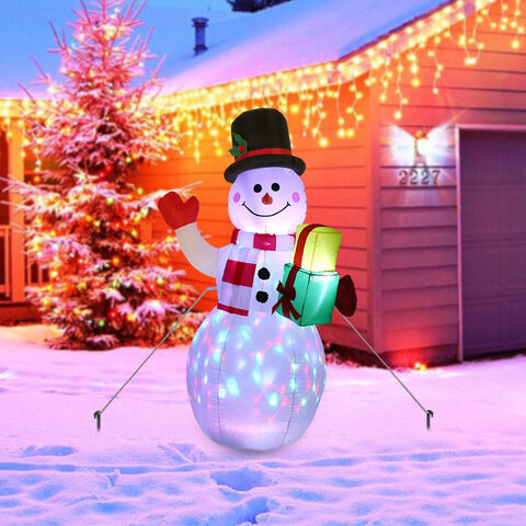 Ornement Gonflable Personnalisé d'Halloween et de Noël, Décoration de Jardin de Noël, Boule Gonflable, Moule Bonhomme de Neige Intérieur et Extérieur