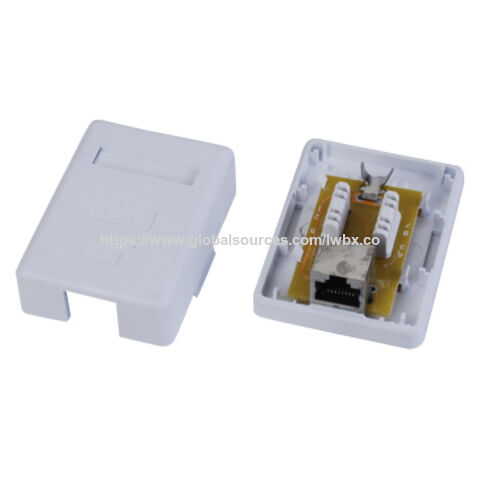 Cat.6 FTP RJ45 Aufputz Dose 1 Port for sale at factory direct price