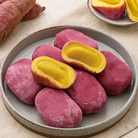Gâteau de riz Tteok à la patate douce rôtie for sale at factory direct price