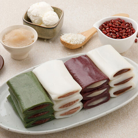 Gâteau de riz Jeolpyeon à l'armoise et à l'anko - Directement du fabricant coréen for sale at factory direct price