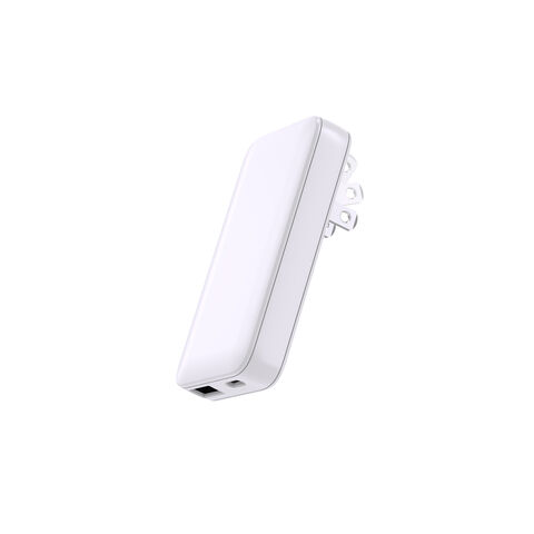 Fábrica Cargador de pared plano y delgado GaN de 65 W con clavijas plegables Adaptador de cargador USB C Cargador de pared para iPhone for sale at factory direct price
