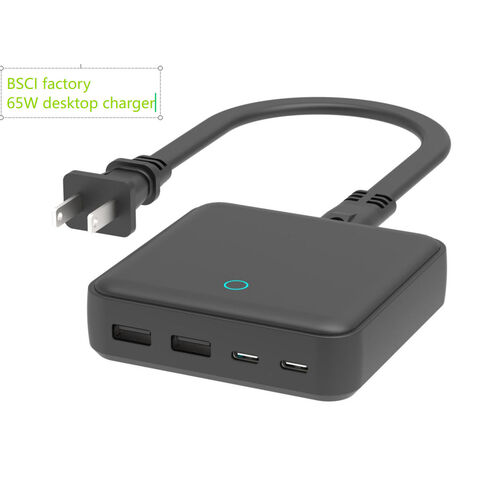 65W-Tischladegerät-Steckdosenleiste mit 2C 2A-Ladeanschluss für schnelles Aufladen for sale at factory direct price