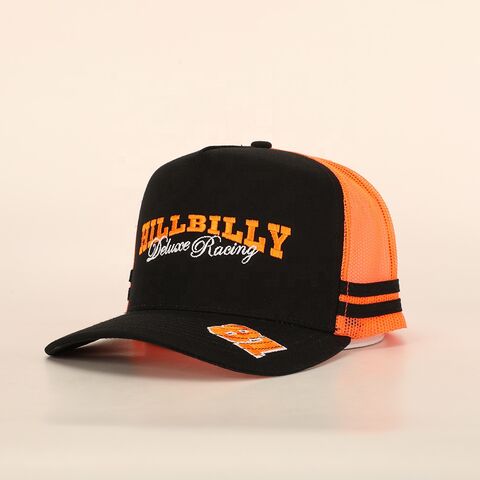 Casquette de camionneur 6 panneaux en coton de haute qualité OEM, casquette en maille brodée d'usine pour la pêche à la plage