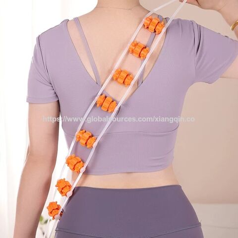 Outils de Massage à Rouleaux Professionnels pour la Thérapie du Dos, Ceinture de Massage Anti-Cellulite pour le Dos, Soulagement des Douleurs Musculaires du Corps, du Dos, du Cou et des Jambes