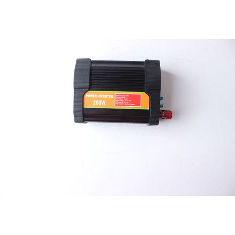 BYGD Inversor de corriente modificado de 200W 12/24V a 220V/110V 50/60Hz, inversor solar, enchufe universal/Euro/EE. UU./Reino Unido