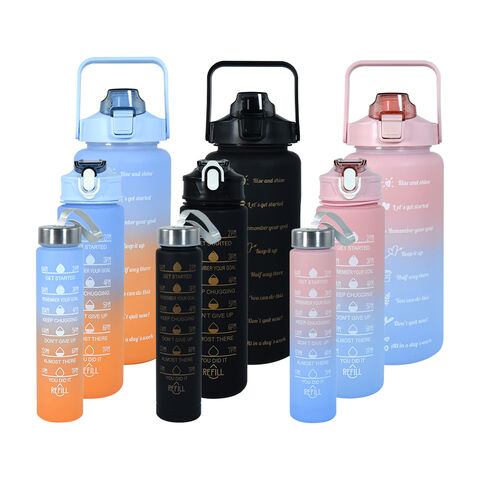 Ensemble de Bouteilles d'Eau de Sport 3 en 1 : 2000ml, 900ml et 500ml - Idéal pour Salle de Sport et Activités de Plein Air for sale at factory direct price