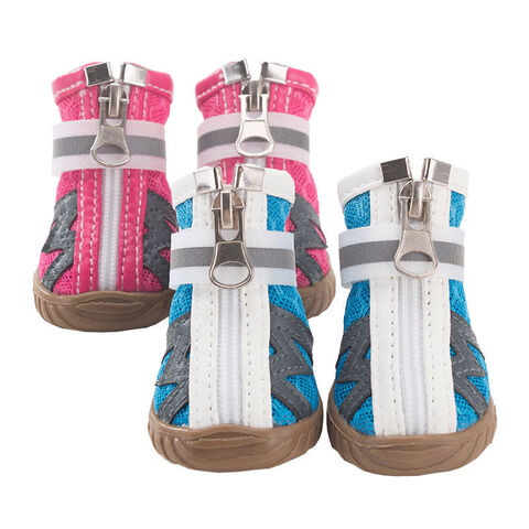 Chaussettes Bottes de Neige Chaudes pour Chiots avec Sangle Réglable Bande Réfléchissante Ensemble de Quatre Chaussures pour Chien for sale at factory direct price