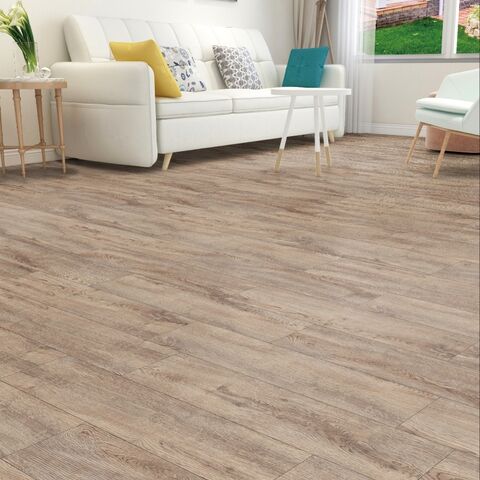 Vente chaude de plancher en PVC vinyle autocollant imperméable en plastique pour appartement