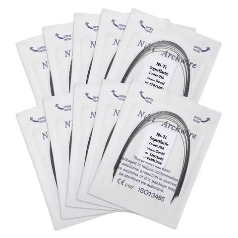 Alambre de arco ortodóntico al por mayor, alambre Niti para ortodoncia dental, material dental for sale at factory direct price