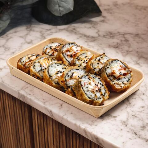 Contenedor de Sushi de Papel de Aluminio Desechable y Ecológico Hecho a Medida para Comida Para Llevar y Regalos - Tamaño y Forma Personalizados