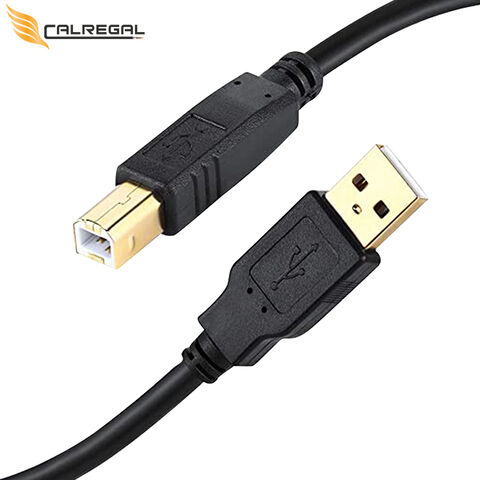 USB 2.0 A-auf-B-Kabel mit vergoldeten Anschlüssen für High-Speed-Drucker-Datenübertragung