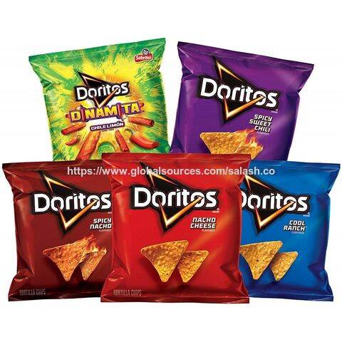 Cheetos Nacho Cheese 65gr Doritos Nacho Cheese - Tortilla Chips con Sabor a Queso Nacho