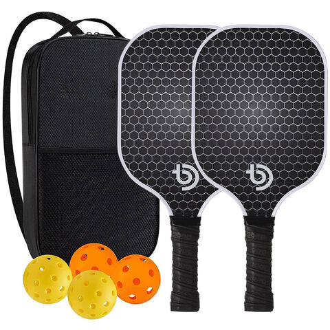 Raquete de Pickleball com Núcleo em Favo de Mel de 16mm de Espessura, Durável e Leve para Esportes de Adultos