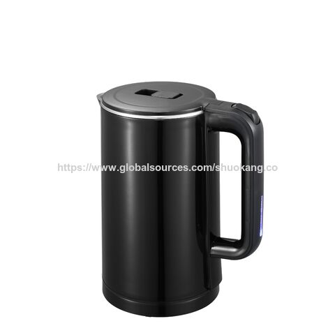 Bouilloire Électrique Sans Fil en Acier Inoxydable avec Protection Mécanique et Parois Froides au Toucher, Prix Compétitif pour Usage Domestique et Hôtelier