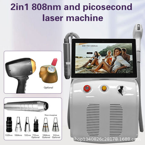 Tattooentfernung Maschinen Desktop Sopran Schönheitsinstrument Photorejuvenation Instrument Augenbrauenwäsche und Tattooentfernung