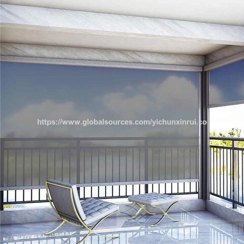 Moderne winddichte, intelligente, elektrische Rollläden für den Außenbereich, Terrasse, Schlafzimmer, Büro, USA - Hochwertige, fortschrittliche Rollläden for sale at factory direct price