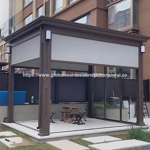 Modern Blackout Windproof Smart Remote Blinds Roller Patio Garden Balcony Decoration Shade Privacy Home Office Roller Blinds for sale at factory direct price